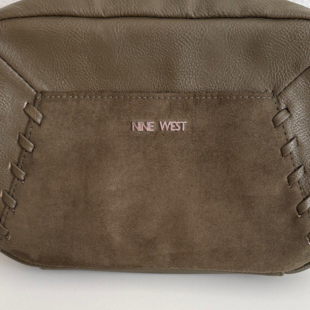 Nine West Dark Olive crossbody 8x10 Bag - Picture 4 of 12